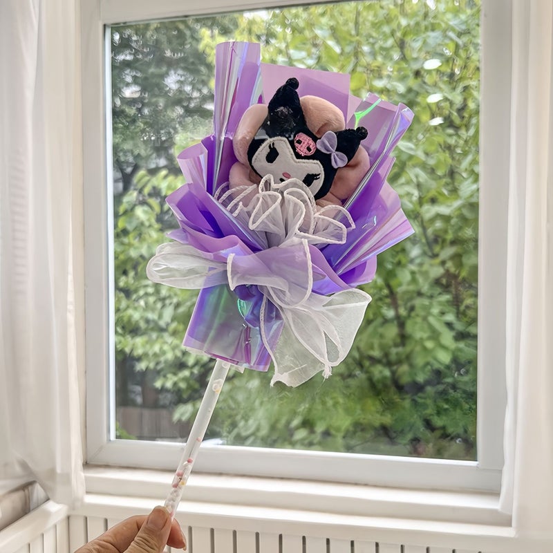 Selling Glitter Fairy Wand Children'S Day Valentine'S Day Cartoon Magic Wand Eternal Flower Bouquet Doll Gift Toy - Image 4